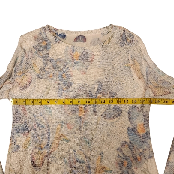Sioni Floral Knit Layered Sweater - Picture 9 of 13